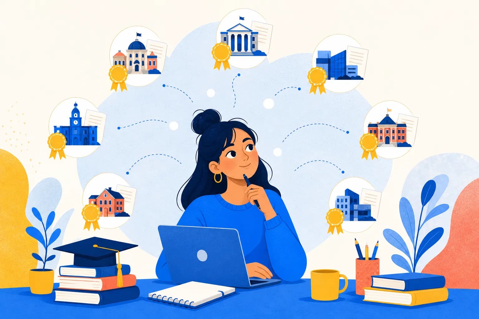 Illustration for "How Many Scholarships Should You Actually Apply To?"