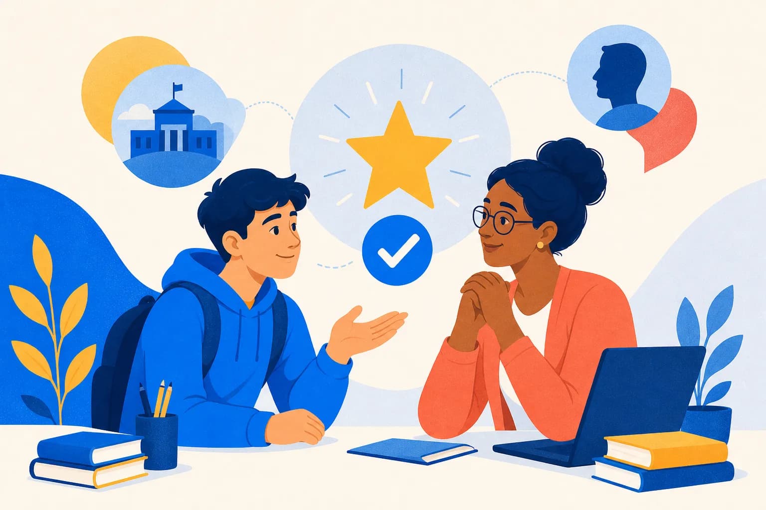 Illustration for "How to Ask for a Recommendation Letter That Actually Helps"