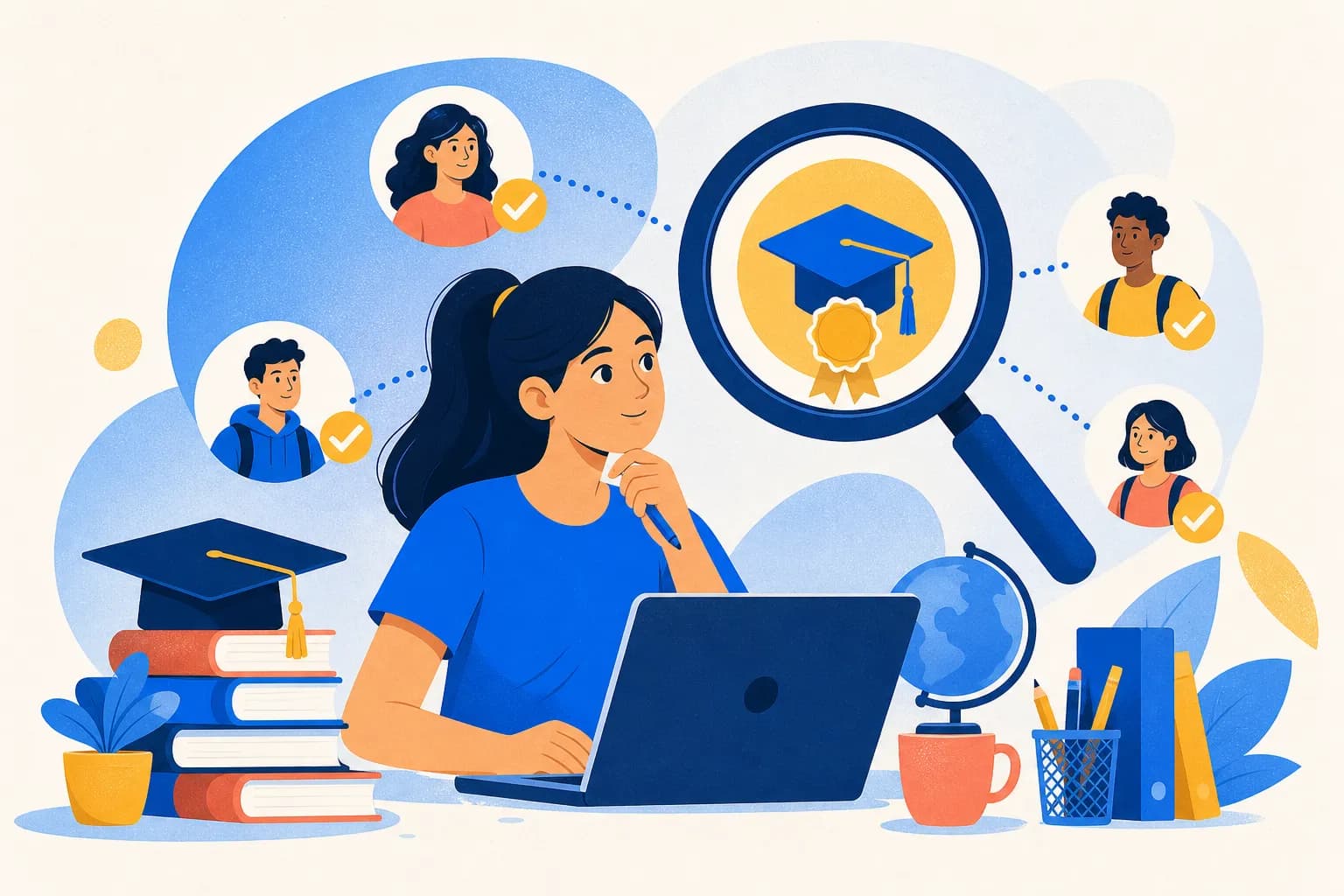 Illustration for "How to Find Scholarships You Actually Qualify For"