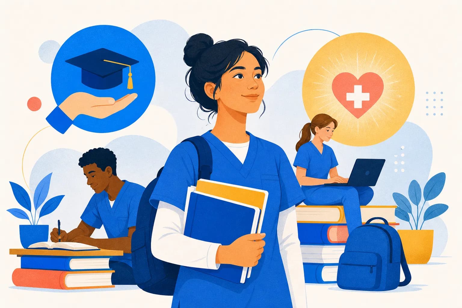 Illustration for "Nursing Scholarships: What's Actually Available Right Now"