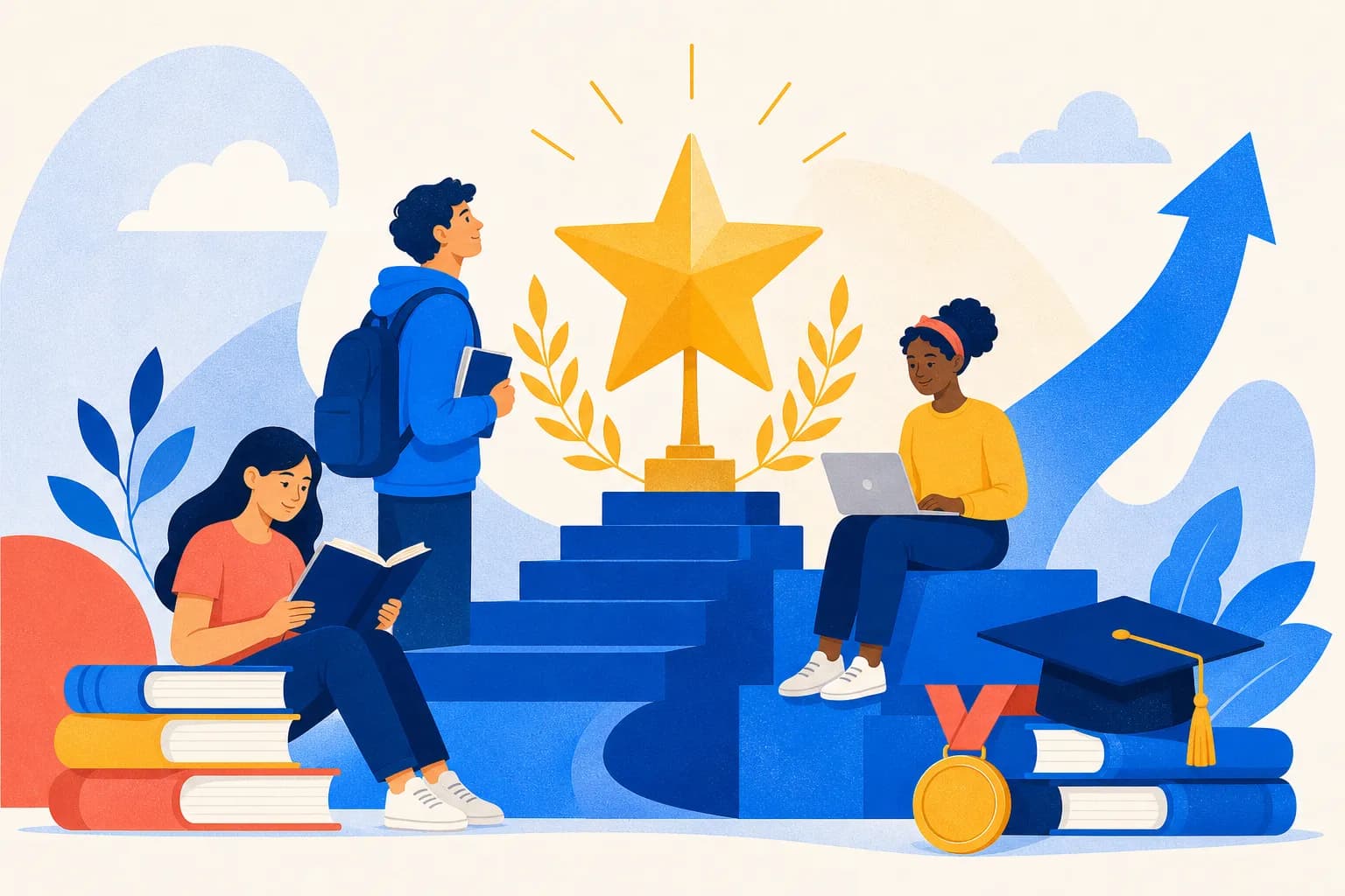 Illustration for "What Is a Merit Scholarship, and How Do You Win One?"